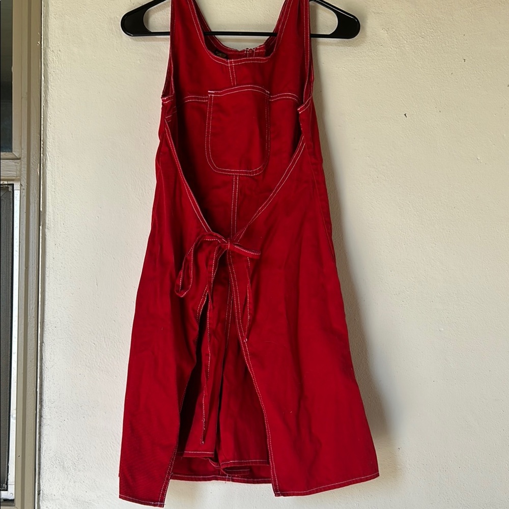 High Sierra Red Mini Dress overalls